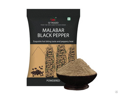 Indian Spice Gitagged Malabar Black Pepper Powder 100gms