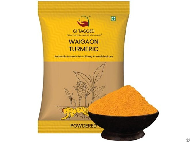 Indian Spices Gitagged Waigaon Turmeric Powder 100gms