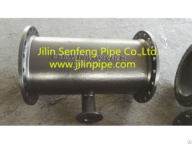 Ductile Iron All Flange Reducing Tee