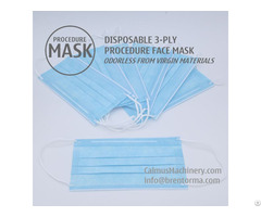 New Materials Disposable 3 Ply Surgical Procedure Face Mask