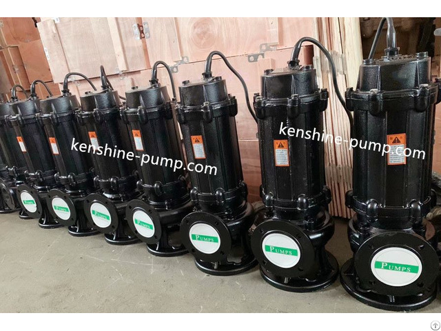 Wq Immersible Sewage Wastewater Pump