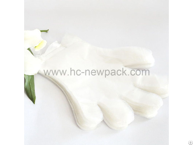 Pe Disposable Transparent Hdpe Glove