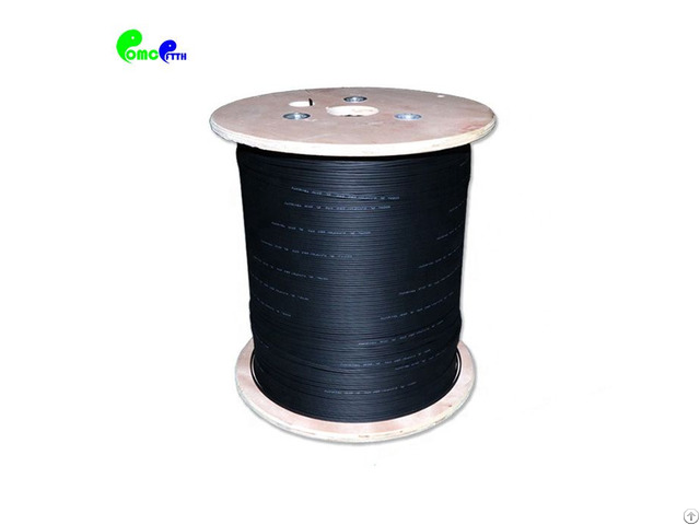 Outdoor 2 Core G657a Aerial Ftth Drop Optical Fiber Cable Lszh