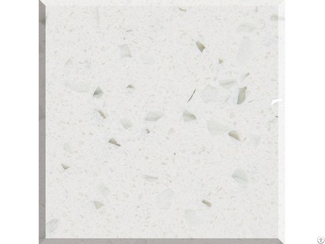 Factory Sparkling White Quartz Stone Slabs