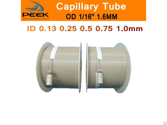 Peek Pipe Capillary Tube 3 2mm 1 6mm Grade 450g 100 Percent Pure Tubular Materials Tubing For Hplc