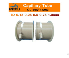 Peek Pipe Capillary Tube 3 2mm 1 6mm Grade 450g 100 Percent Pure Tubular Materials Tubing For Hplc