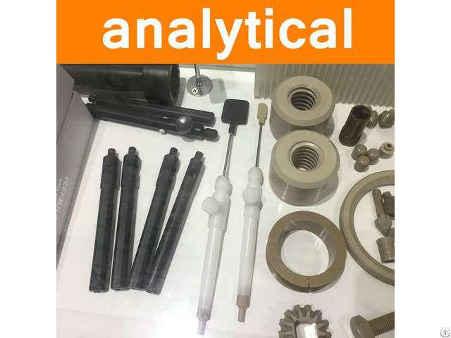 Peek Parts In Analytical Instruments Industry Part Components Fitting Microwave Dissolver Motor Pump