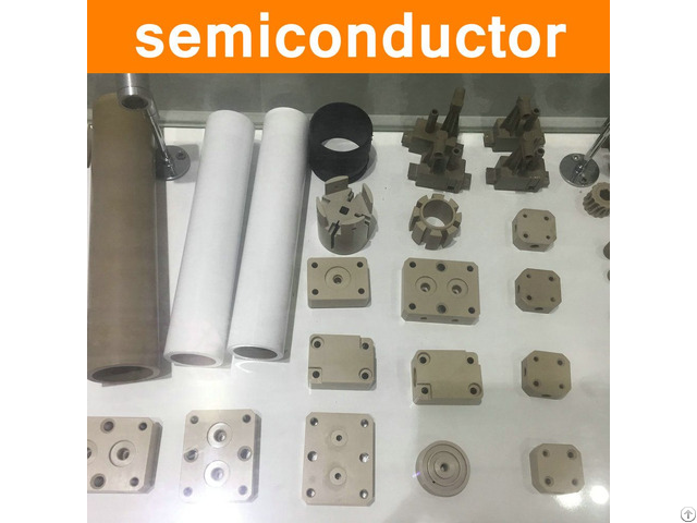 Peek Parts In Semiconductor Part Polymer Components Fittings Wafer Clamp Led Lcd Support Head Plugs