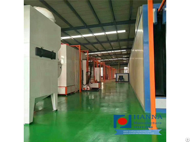 Plastic Pp Pvc Sandwich Wall Panel Automatic Powder Coating Spray Booth For Sale