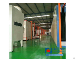 Plastic Pp Pvc Sandwich Wall Panel Automatic Powder Coating Spray Booth For Sale