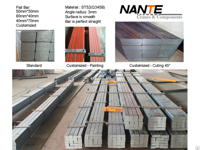 Overhead Crane Rail Flat Bar Square