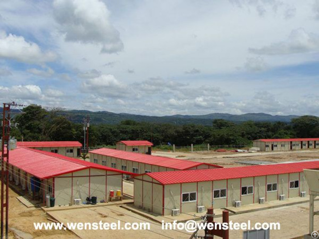 Wen Steel Prefabricated Buildings Modular Houses Prefab Dormitories Labour Camp Porta Cabin