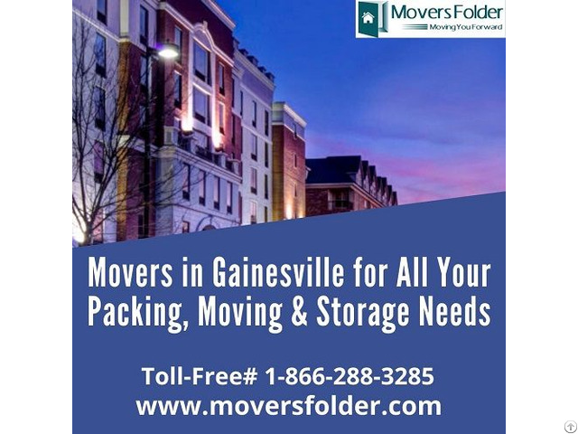 Movers In Gainesville For Packing Moving And Storage Needs