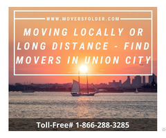 Moving Locally Or Long Distance Find Movers In Union City