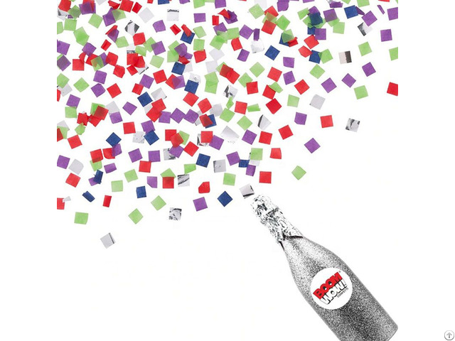 Boomwow Biodegradable Champagne Bottle Confetti Cannon