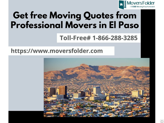 Get Free Moving Quotes From Professional Movers In El Paso