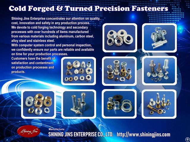 Cold Forged And Turned Parts Made In Taiwan