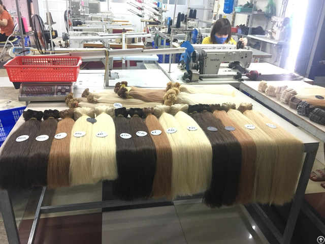 Vietnam Top Company Best Seller 2020 Remy Raw Machine Weft Hair Extensions