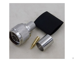 Rf Coaxial N Male Crimp Connector For Lmr400 Cable