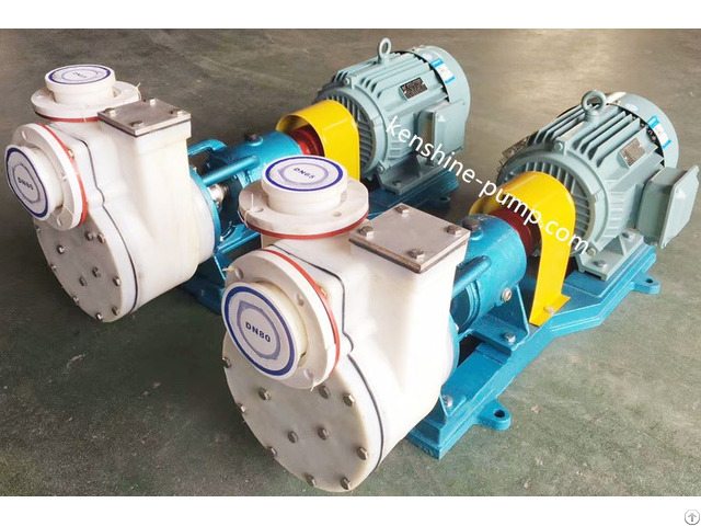 Fzb Fluoroplastic Alloy Chemical Transfer Self Priming Pump