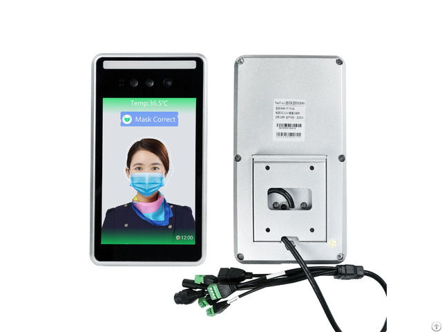 Wall Mounted Quick Identity Verification Human Body Temperature Camera