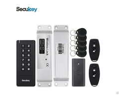 Security Gates Keyless Door Lock Kit Wireless Access Control Keypad With Remote Transmitter