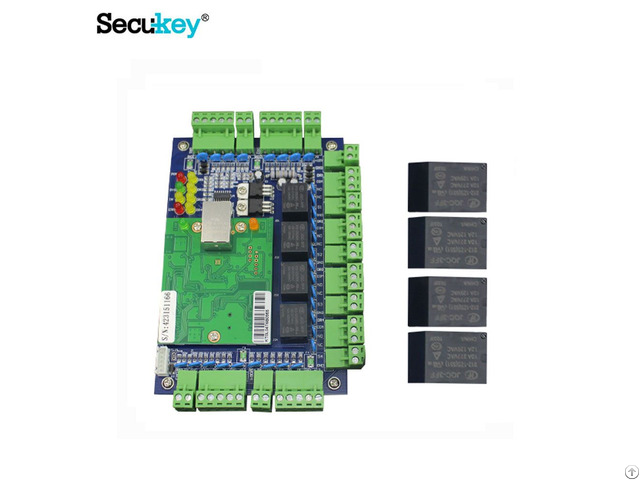 Tcp Ip Access Controller System 4 Doors Control Board