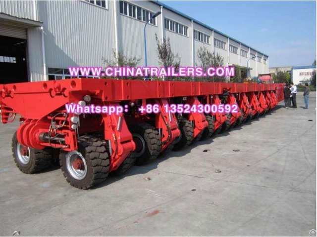 Goldhofer Type 300 Tons Capacity Hydraulic Multi Axle Low Bed Self Propelled Modular Transporter