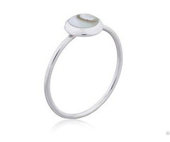 Simple Shiva Eye Shell Silver 925 Ring