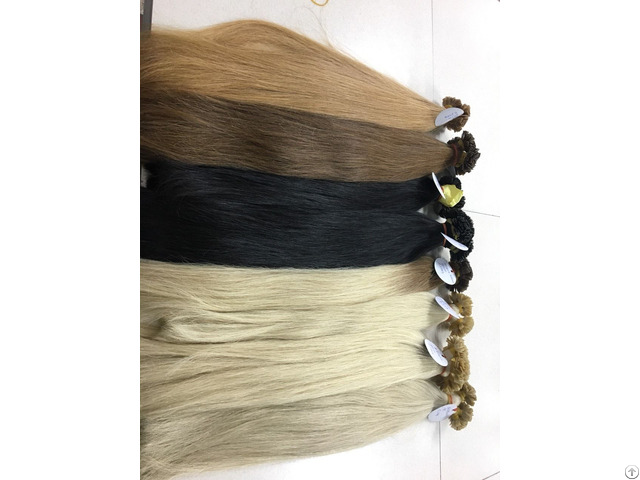 Best Quality Vietnam Type 2 F Tip Silky Unprocessed Virgin Hair Extensions Straight