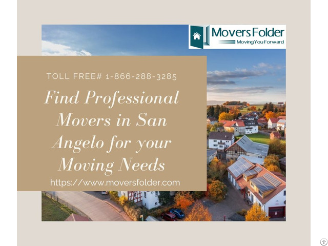 Find Professional Movers In San Angelo For Your Moving Needs