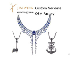 Custom Necklace Gold Plated Silver Jewelry Supplier And Wholesaler