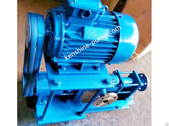 G Pulley Driving Single Screw Pump