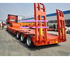 Three Axles Lowbed Trailer