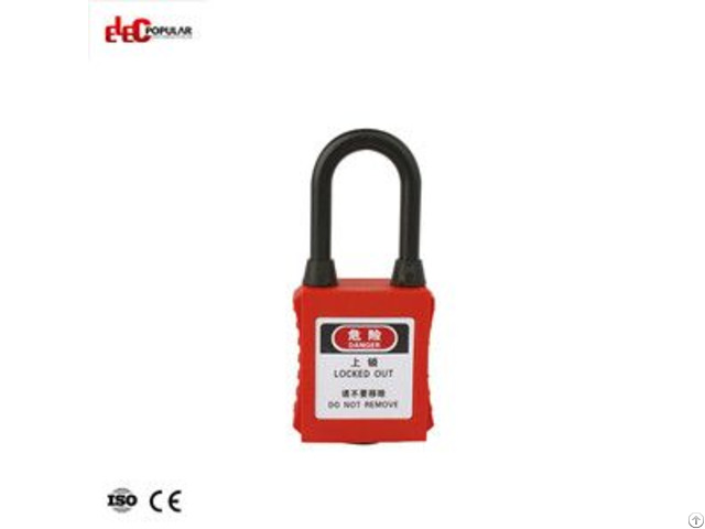 Dustproof Insulation Shackle Safety Padlock