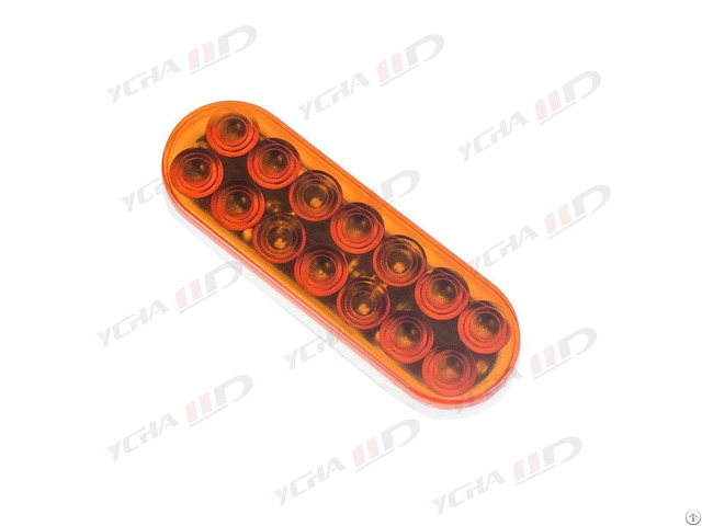 Led Trailer 6 Inch Oval Stop Parking Turn Signals Tail Light Amber