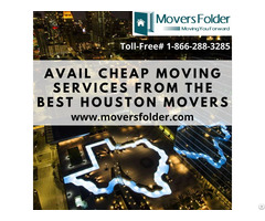 Avail Cheap Moving Services From The Best Houston Movers