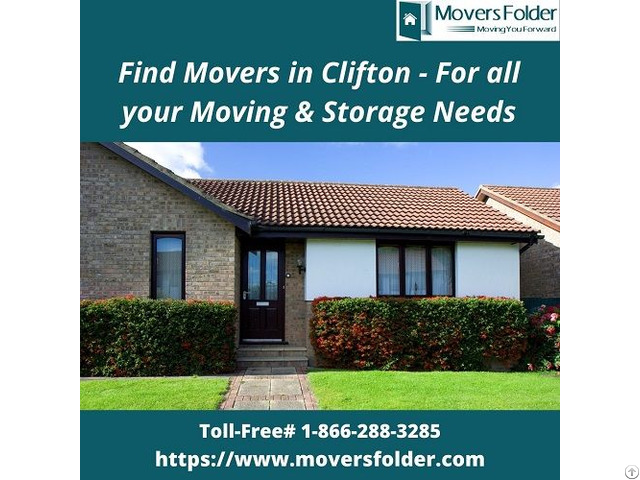 Find Movers In Clifton For All Your Moving And Storage Needs