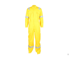 Men S 100 Percent Cotton Flame Retardant Coverall With Reflective Strip