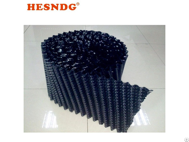 Black Obliquely Staggered Cooling Tower Pvc Fillings