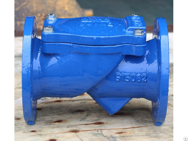 Rubber Seated Flapper Check Valve