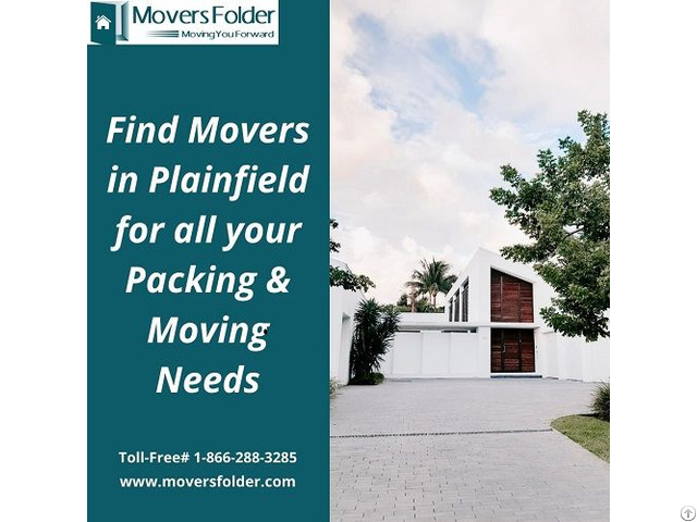 Find Movers In Plainfield For All Your Packing And Moving Needs