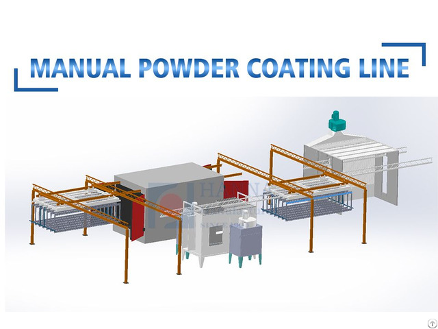 Linear Traverse Electrostatic Powder Coating Equipment For Lamp Pole