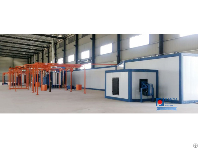 Tunnel Type Automatic Powder Coating Baking Oven Equipment