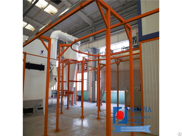 Electrostatic Conveyor Transport System High Quality Powder Coating Equipment For Metal Cabinets