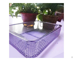Stainless Steel Stamping Wire Mesh Medical Disinfection Basket
