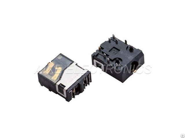 Audio Jack Receptable Dip Contacts With 2 Position Hosts