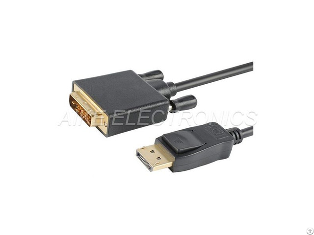 Displayport Dvi 24 1 Male Adaptor Cable Support 1920x1080 60hz