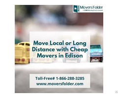 Move Local Or Long Distance With Cheap Movers In Edison