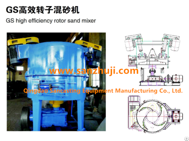 Gs High Ficliency Rotor Sand Mixer